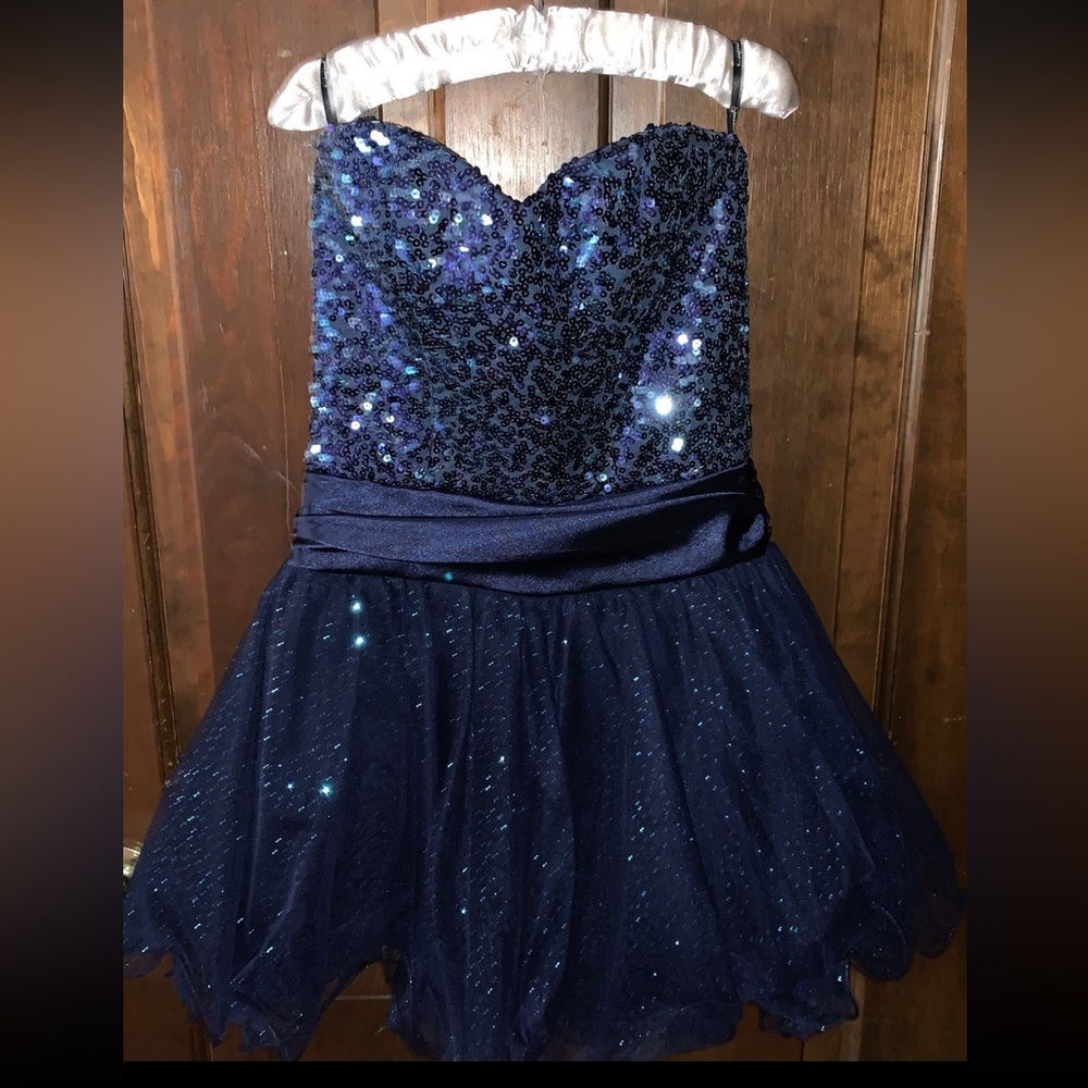 XS blue homecoming dress